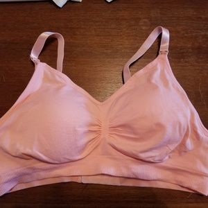 Set of 3 pastel maternity/nursing bras